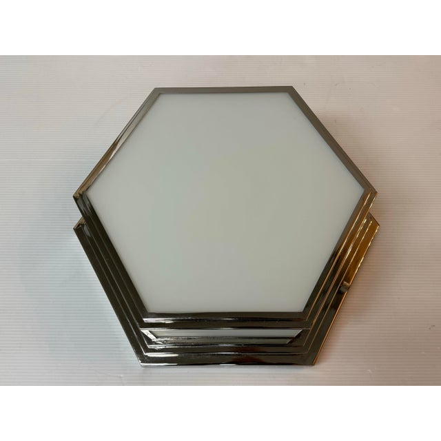 2010s Restoration Hardware Barton Flush Mount For Sale - Image 5 of 12