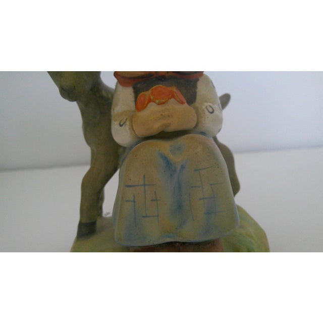 Ceramic Vintage Goebel Hummel 182 "Good Friends" Figurine TMK-2 Full Bee (1950s) Read For Sale - Image 7 of 12