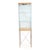 Pair Of Glass And Blond Wood Display Cases 20th century, probably circa 1980s 67 1/2" H x 18 1/4" W x 14" D Pair of narrow...
