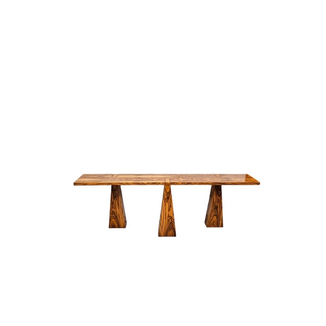 Mid-Century Console Table in Wood For Sale - Image 9 of 9