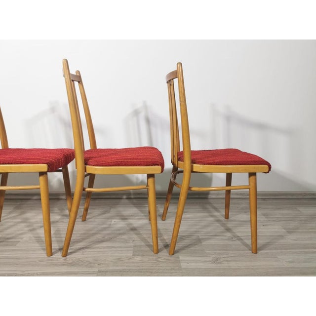 Dining Chairs attributed to Antonín Šuman for Ton, 1960s, Set of 4 For Sale - Image 18 of 18