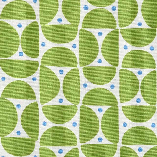 A snappy, small-scale print, Mezza Luna is a useful geometric pattern softened by rounded corners and slightly irregular...
