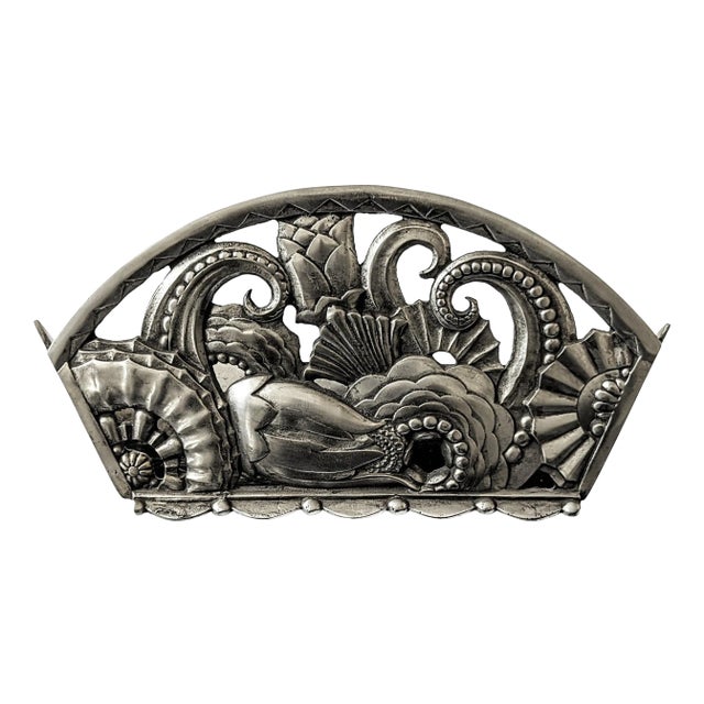 Single French Art Deco Octopus Wall Sconce For Sale