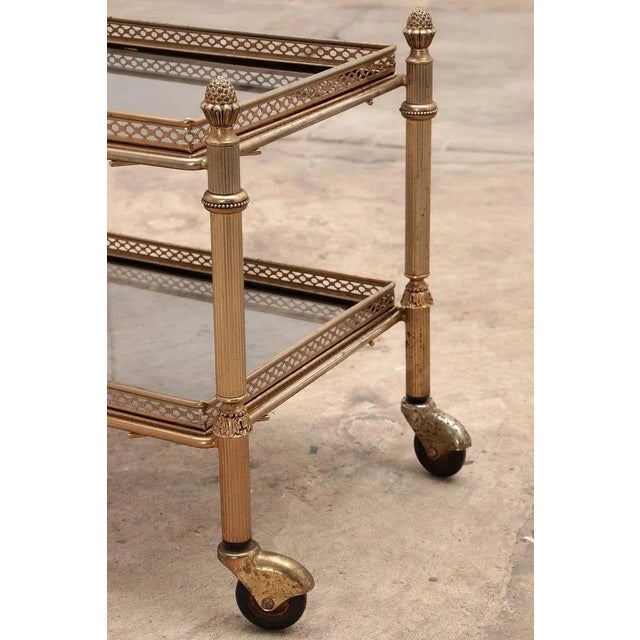 1950s S Three Table Trolleys from Maison Jansen, France, 1950s, Set of 3 For Sale - Image 5 of 13