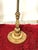 Antique Brass and Onyx Beaded Glass Shade Floor Lamp, 1950s For Sale - Image 6 of 9