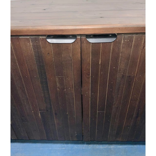 Organic Modern Reclaimed Wood Sideboard For Sale - Image 4 of 7