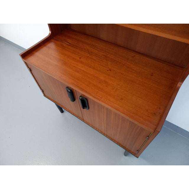 Vintage Scandinavian Teak Library, 1960s For Sale - Image 11 of 17