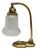 Art Nouveau Night Lamp in Glass and Metal, Germany, 1900s For Sale