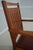 Set of 6 Mission Style Leather Seat Dining Chairs For Sale - Image 13 of 18