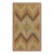 1880s Antique Multicolor Geometric Folk Art Knotted American Hooked Carpet Rug For Sale