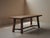 French artisanal table, crafted in the 1970s, it combines a solid oak structure with an oak-veneered top. The design is...