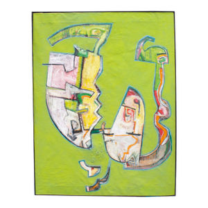 Late 20th Century Abstract Oil on Canvas Painting by James L. Bruch