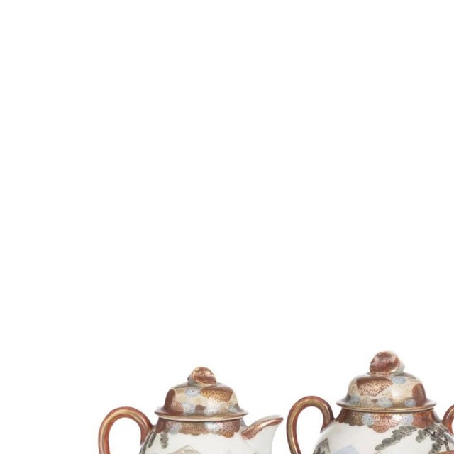 Japanese Porcelain - Satsuma Tea Service. Made of Japanese Satsuma porcelain from the early 20th century. Polychrome and...