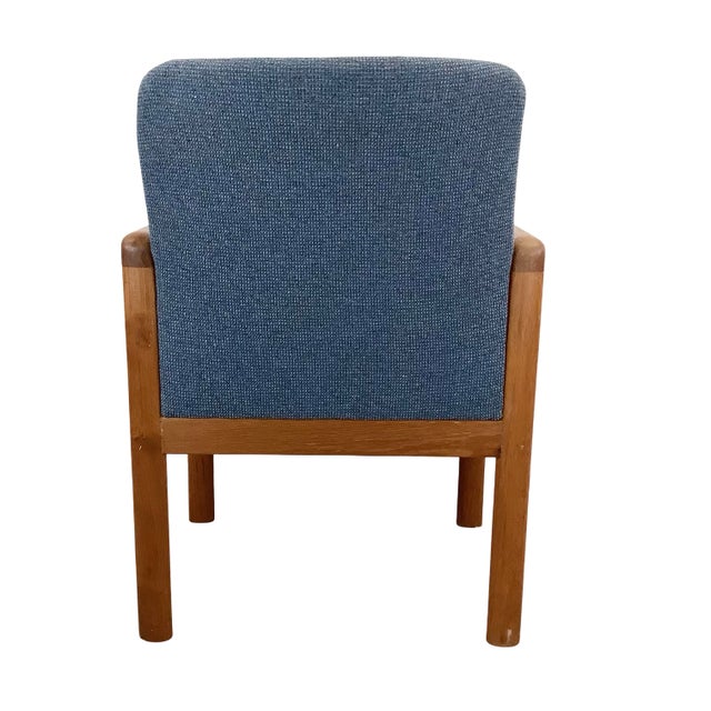 Late 20th Century Late 20th Century Scandinavian Modern Teak Armchair For Sale - Image 5 of 16