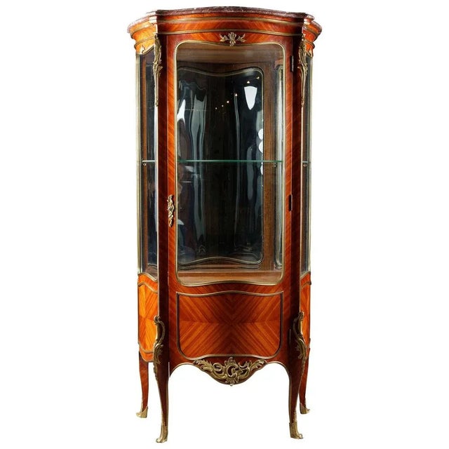20th Century French Louis XV Style Vitrine For Sale - Image 11 of 11