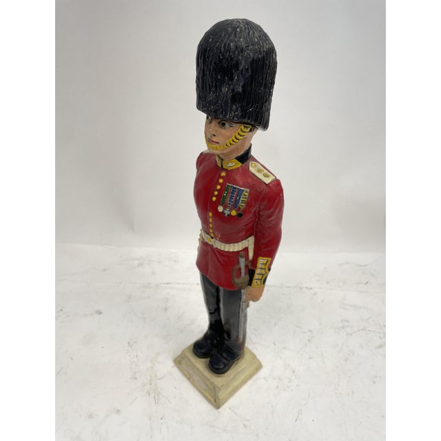 English Royal Guards Ceramic Bottle, 1970s For Sale - Image 9 of 15