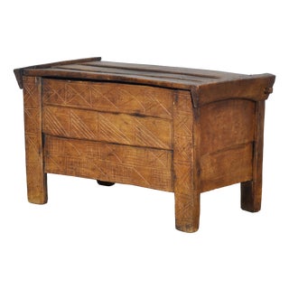 Folk Art Romanian Shepherds Chest, 1900 For Sale