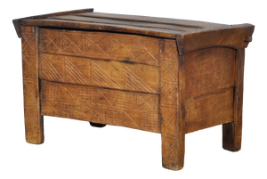 Folk Art Romanian Shepherds Chest, 1900