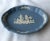 Classic Wedgwood blue jasperware trinket dish with its well known matte finish and white relief angelic figures, as well...