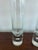 Set of 3 Vintage Controlled Bubble Glass Bud Vases With Heavy Bases For Sale - Image 4 of 8