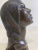 Figurative Late 20th Century Hand Carved Dark Walnut Figurative Sculptures/A Pair For Sale - Image 3 of 11