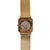 Vintage Patek Philippe 25mm Square Ellipse 18k Gold Black Dial Watch For Sale - Image 11 of 16