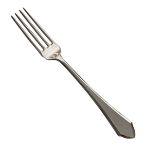 1970s Silver Dinner Fork, Pembury Pattern