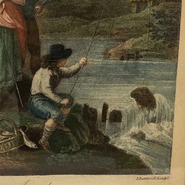 Pair Francesco Bartolozzi Engravings, the Months: April, February After W. O. Hamilton For Sale - Image 13 of 18