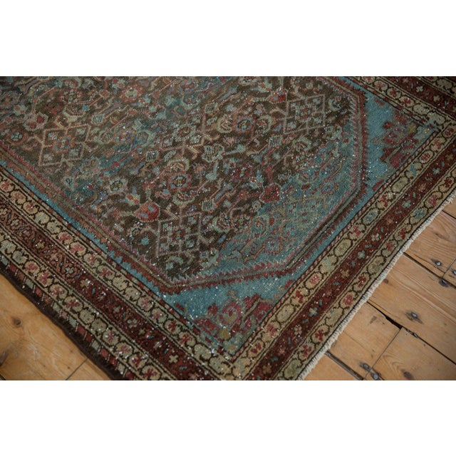 Old New House Vintage Distressed Malayer Rug - 3'6" x 4'9" For Sale - Image 4 of 9
