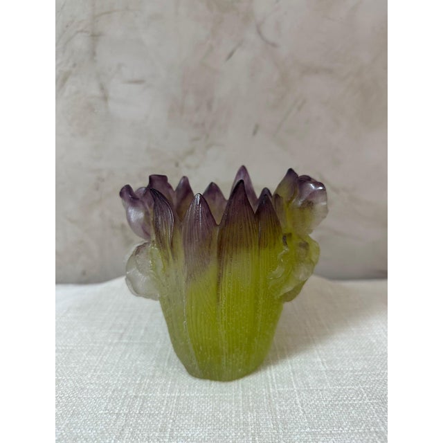 Glass Paste Vase by Jean Daum for Daum, 2010s For Sale - Image 4 of 17