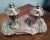 The Mid Century Nikko Silver Salt & Pepper Shakers with blue glass inserts are a stylish and elegant addition to any...