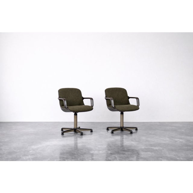 Mid-Century Modern German Office Chairs by Pollock for Comforto, 1970s, Set of 2 For Sale - Image 15 of 18