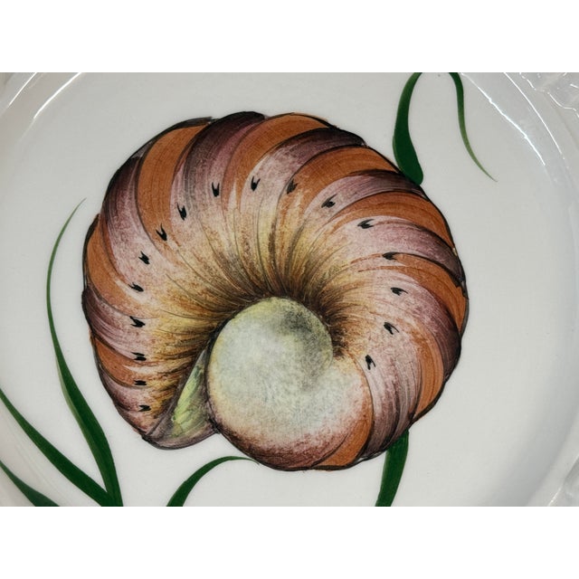 Este Ceramiche for Gump's Coastal Plates, Set of Four For Sale - Image 11 of 12