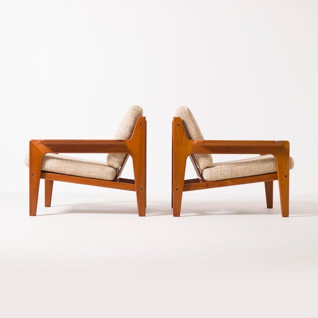 Teak Easy Chairs by Arne Wahl Iversen for Komfort, Denmark, 1960s, Set of 2 For Sale - Image 6 of 18