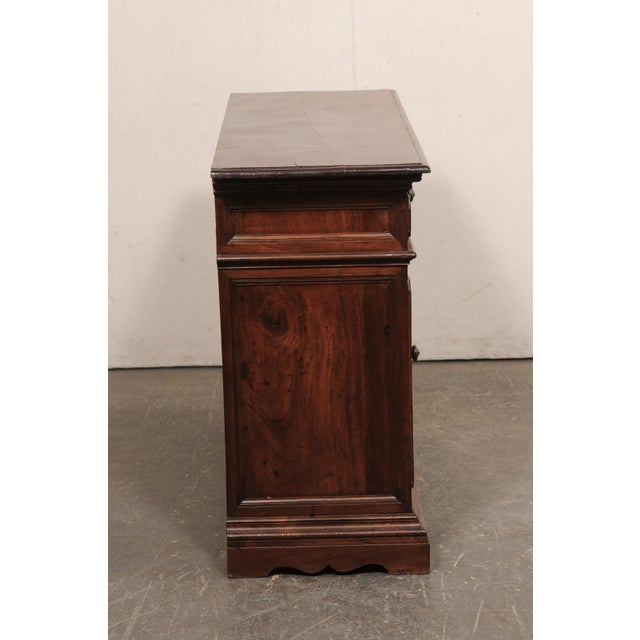 Brown Mid 19th Century Italian Wooden Credenza Console For Sale - Image 8 of 11