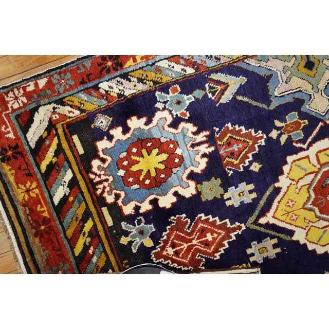 Late 19th Century 19th Century Large Scale Caucasian Shirvan Karaghashli Full Pile Rug - 4' x 9'7" For Sale - Image 5 of 18