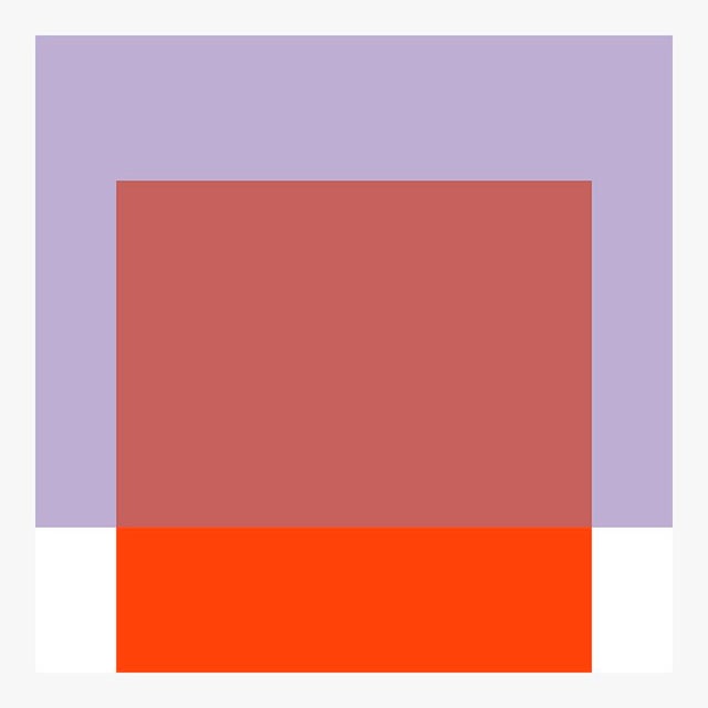 Contemporary The Interaction of Brilliant Lavender and Orange Fine Art Print 35" X 45" by Liz Roache For Sale - Image 3 of 6