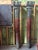 1930s Vintage Painted and Heavily Carved Teak Wood Columns With Lions - a Pair For Sale - Image 13 of 13