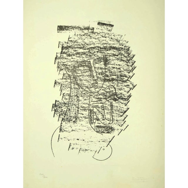 Mario Tozzi, Woman, Mid-20th Century, Original Lithograph For Sale