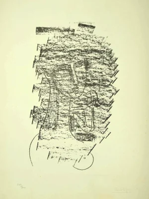 Mario Tozzi, Woman, Mid-20th Century, Original Lithograph