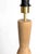 Vintage Natural Tapered Solid Wood Brass Table Lamps Mid-Century Modern, Pair For Sale In Miami - Image 6 of 18