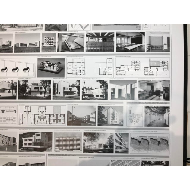 Black The Bauhaus in Weimar, Dessau, and Berlin 1919-1933 Poster, 2000 For Sale - Image 8 of 13
