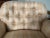 Peach Small Upholstered Club Chair For Sale - Image 8 of 13
