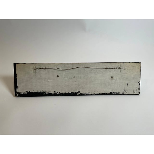 Black Half Model of a Catboat For Sale - Image 8 of 8