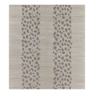 The House of Scalamandré Catwalk Embellished Grasscloth Wallcovering, Looking Glass For Sale