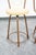 Mid Century Modern Bar Stools Set 2 Brown Swivel Wood American Vintage Tan MCM For Sale - Image 10 of 12
