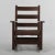 Mission 1900s Vintage Gustav Stickley Craftsman Furniture Child's Rocking Chair For Sale - Image 3 of 13