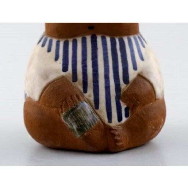 Johanna Glazed Ceramic Figure by Lisa Larson for Gustavsberg, 20th Century For Sale - Image 6 of 8