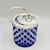 Mid-Century Modern Art Glass Jars with Blue Cut in Clear Crystal Biscuit Barrels with Silver-Plated Mounts, 1950s, Set of 2 For Sale - Image 11 of 18