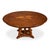 Rustic European Round Walnut Dining Table - 70" For Sale - Image 3 of 11